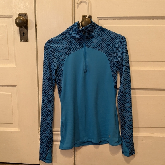 Two Under Armour fitted partial-zip performance sweatshirts S - Picture 3 of 14